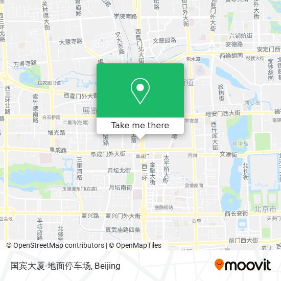 国宾大厦-地面停车场 map