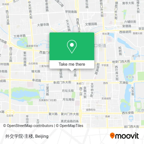 外交学院-主楼 map