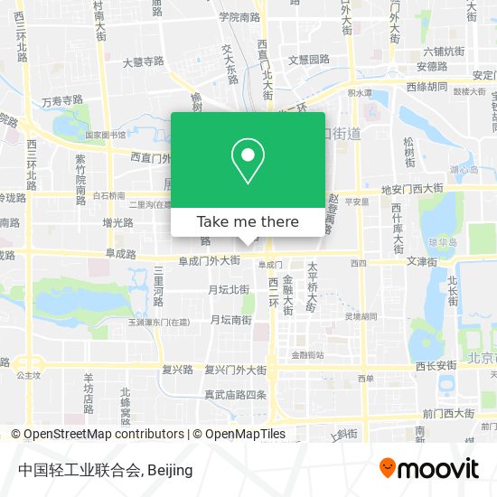 中国轻工业联合会 map