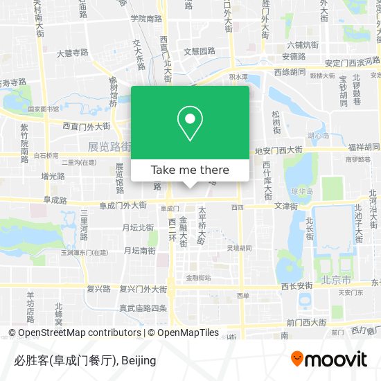 必胜客(阜成门餐厅) map