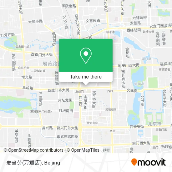 麦当劳(万通店) map