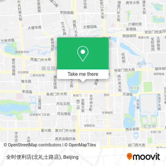 全时便利店(北礼士路店) map