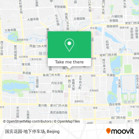 国宾花园-地下停车场 map