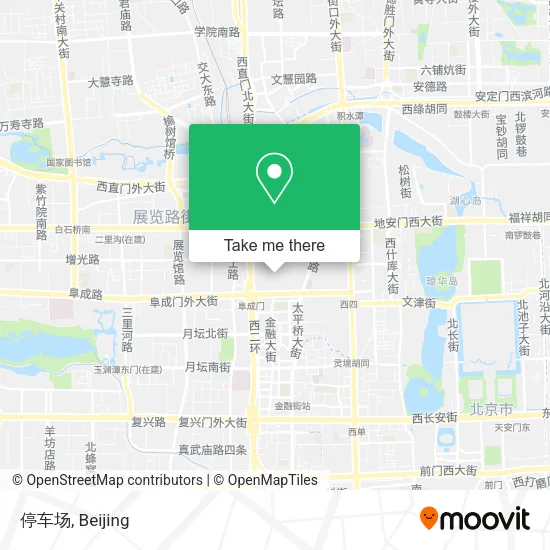 停车场 map