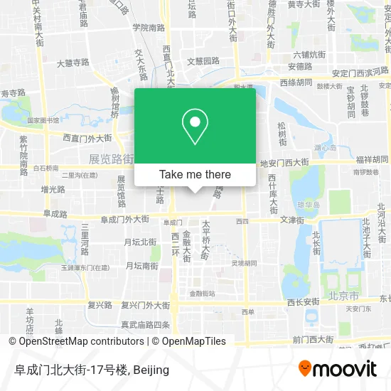 阜成门北大街-17号楼 map