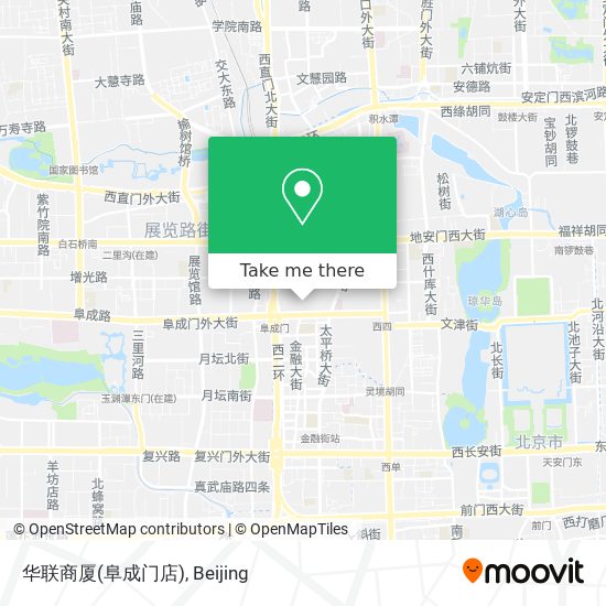 华联商厦(阜成门店) map