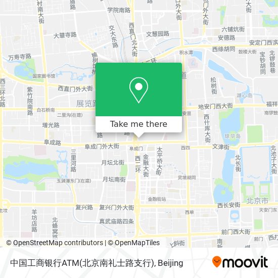 中国工商银行ATM(北京南礼士路支行) map