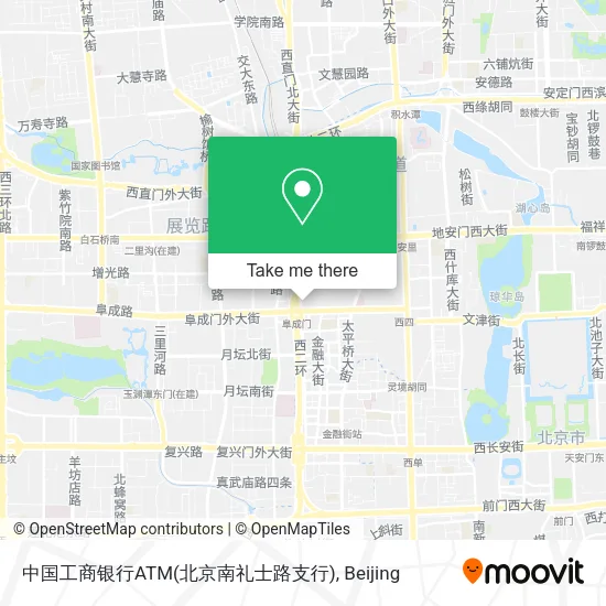 中国工商银行ATM(北京南礼士路支行) map