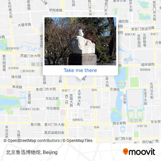 北京鲁迅博物馆 map