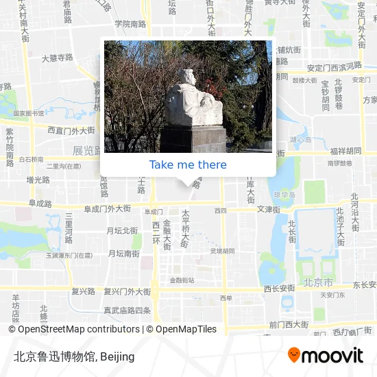 北京鲁迅博物馆 map