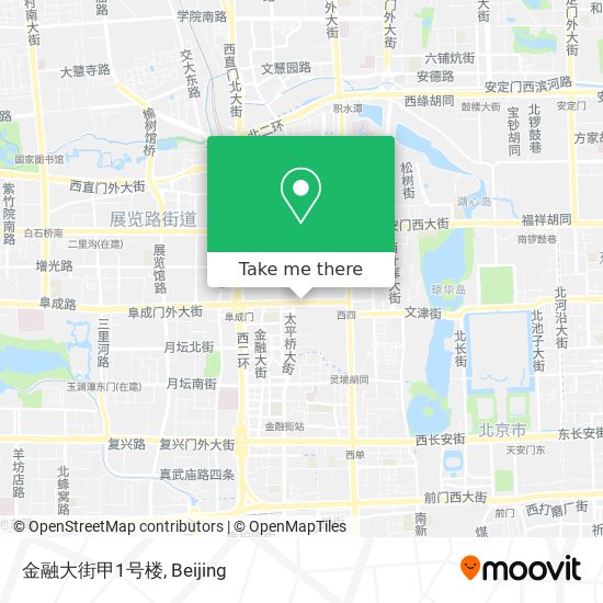 金融大街甲1号楼 map