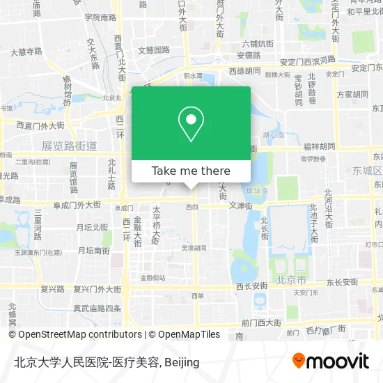 北京大学人民医院-医疗美容 map
