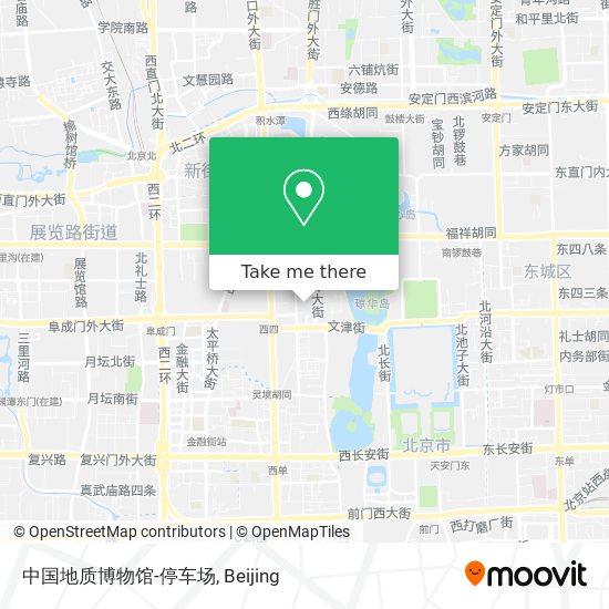 中国地质博物馆-停车场 map