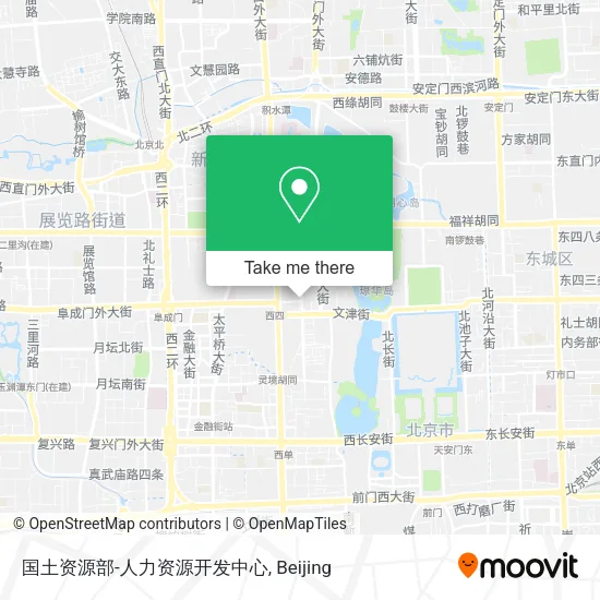 国土资源部-人力资源开发中心 map