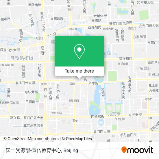 国土资源部-宣传教育中心 map