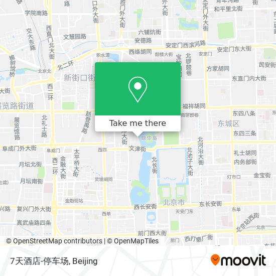 7天酒店-停车场 map