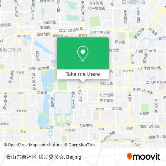 景山东街社区-居民委员会 map