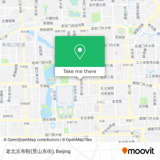 老北京布鞋(景山东街) map