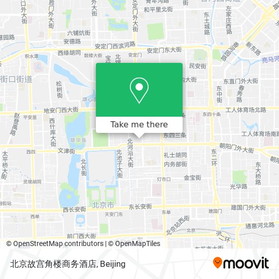 北京故宫角楼商务酒店 map
