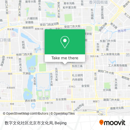 数字文化社区北京市文化局 map