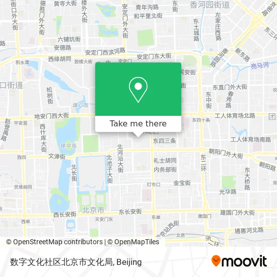 数字文化社区北京市文化局 map