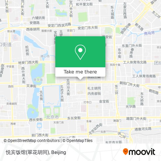 悦宾饭馆(翠花胡同) map