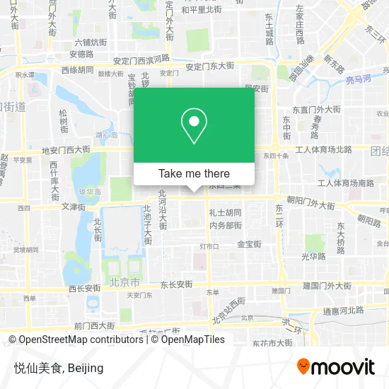 悦仙美食 map