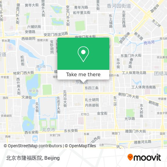 北京市隆福医院 map