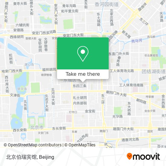 北京伯瑞宾馆 map