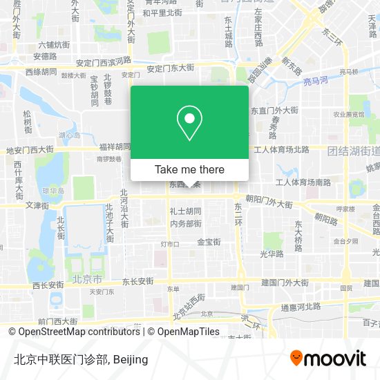 北京中联医门诊部 map