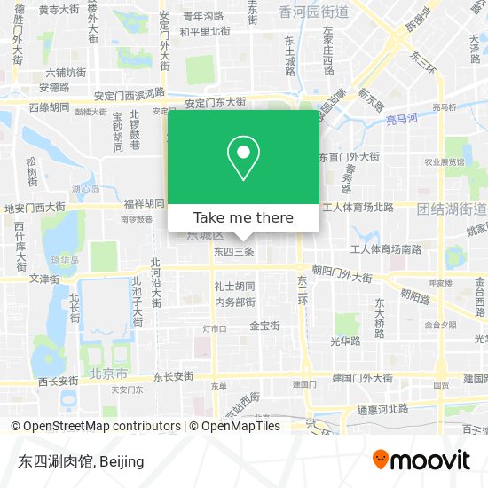 东四涮肉馆 map