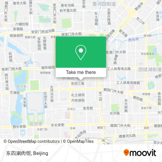 东四涮肉馆 map
