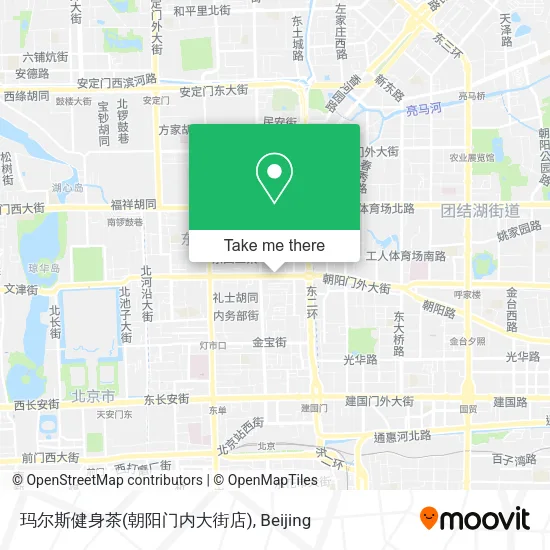 玛尔斯健身茶(朝阳门内大街店) map