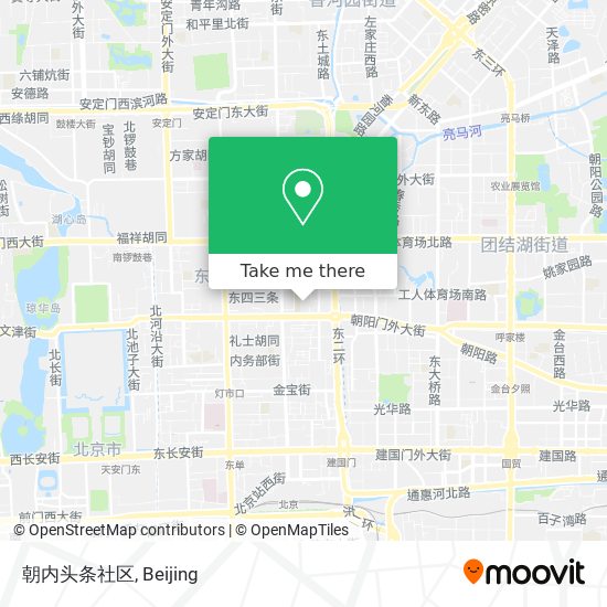 朝内头条社区 map