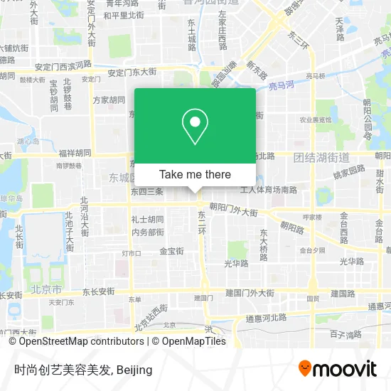 时尚创艺美容美发 map