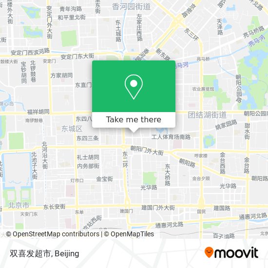 双喜发超市 map