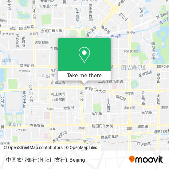 中国农业银行(朝阳门支行) map