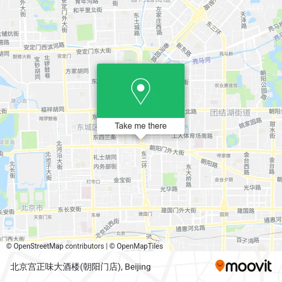 北京宫正味大酒楼(朝阳门店) map