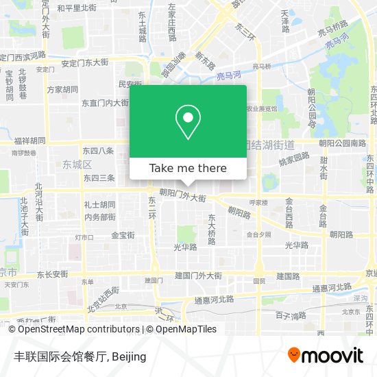 丰联国际会馆餐厅 map