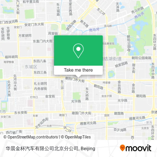 华晨金杯汽车有限公司北京分公司 map