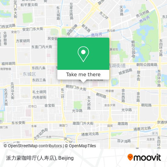 派力蒙咖啡厅(人寿店) map