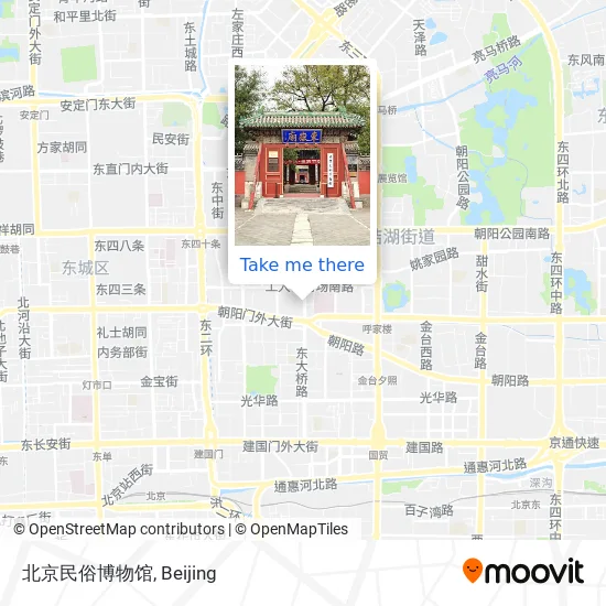 北京民俗博物馆 map