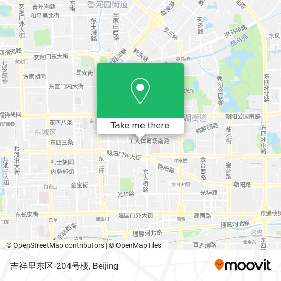 吉祥里东区-204号楼 map