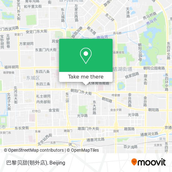 巴黎贝甜(朝外店) map