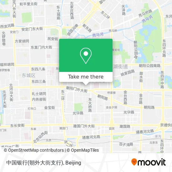 中国银行(朝外大街支行) map