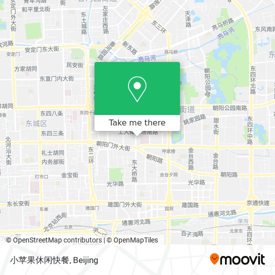 小苹果休闲快餐 map