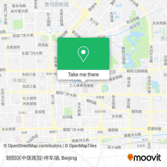 朝阳区中医医院-停车场 map