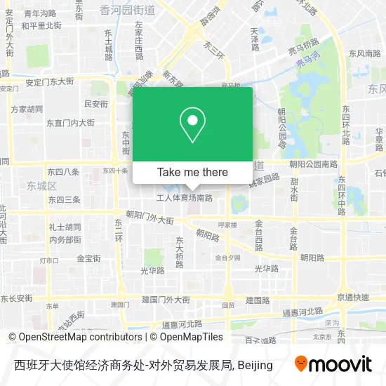 西班牙大使馆经济商务处-对外贸易发展局 map