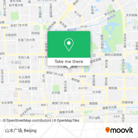 山水广场 map