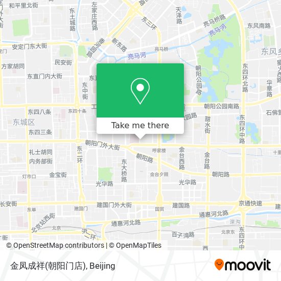 金凤成祥(朝阳门店) map